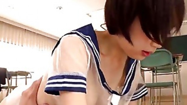 Hot Big Tits Japanese College With Snowy Skin Fucking In The Class