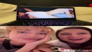 Two Porn Actresses Watch Porn Of One Of Them